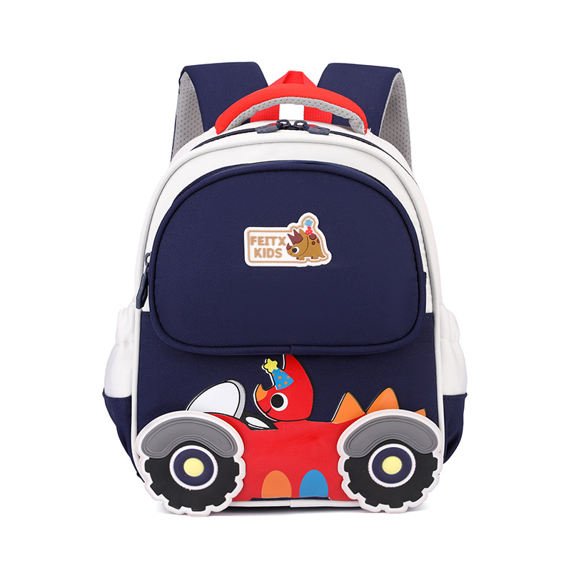 Nuevo lindo cartón de dibujos animados para niños y niñas mochila de jardín de infantes respirable cartón de dibujos animados preescolar mochila de niños de clase media y grande