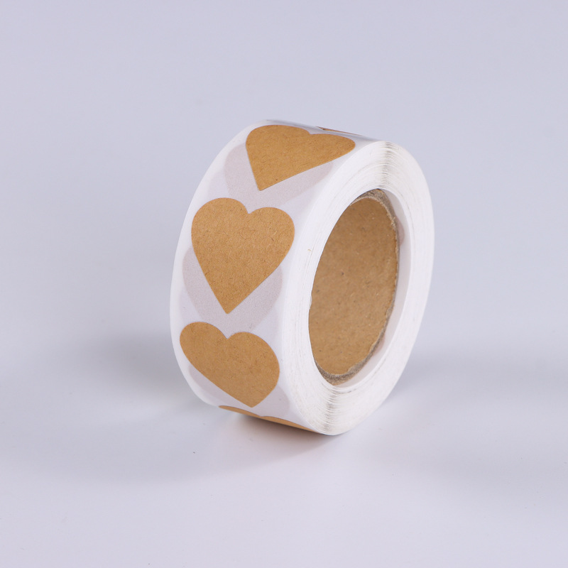 크래프트 종이 하트 3.8cm*500