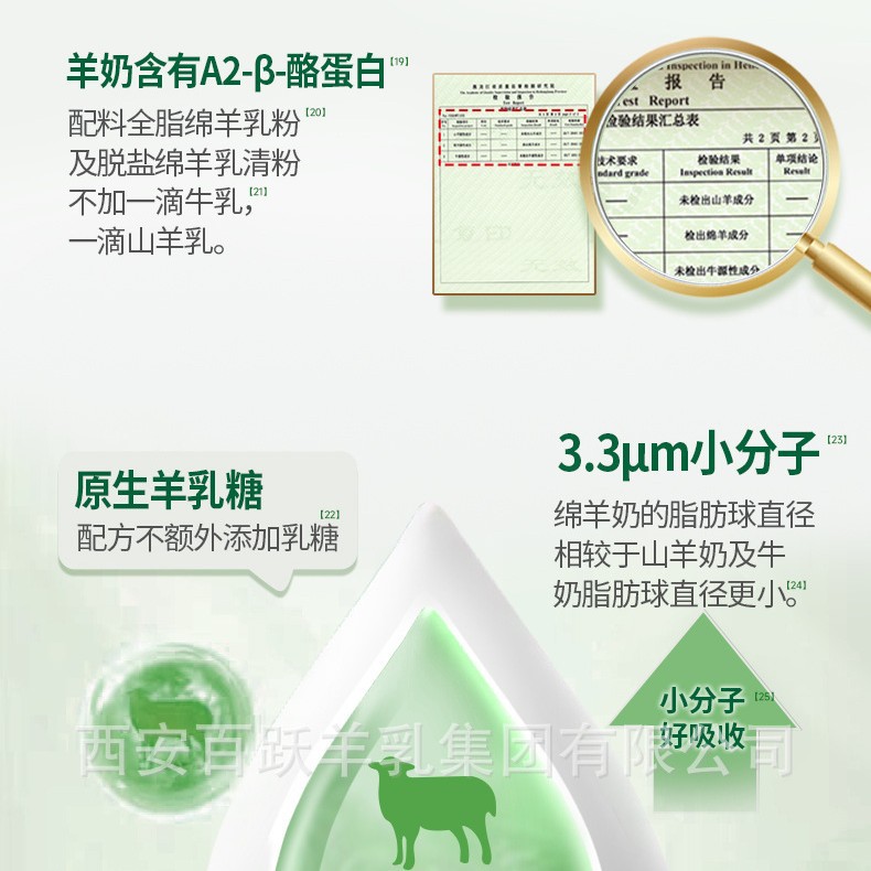 New National Standard Sheep Milk Powder Royal Treasure Goat Milk To Care Infant Formula 1 Stage 0~6 Months 700g Canned 4