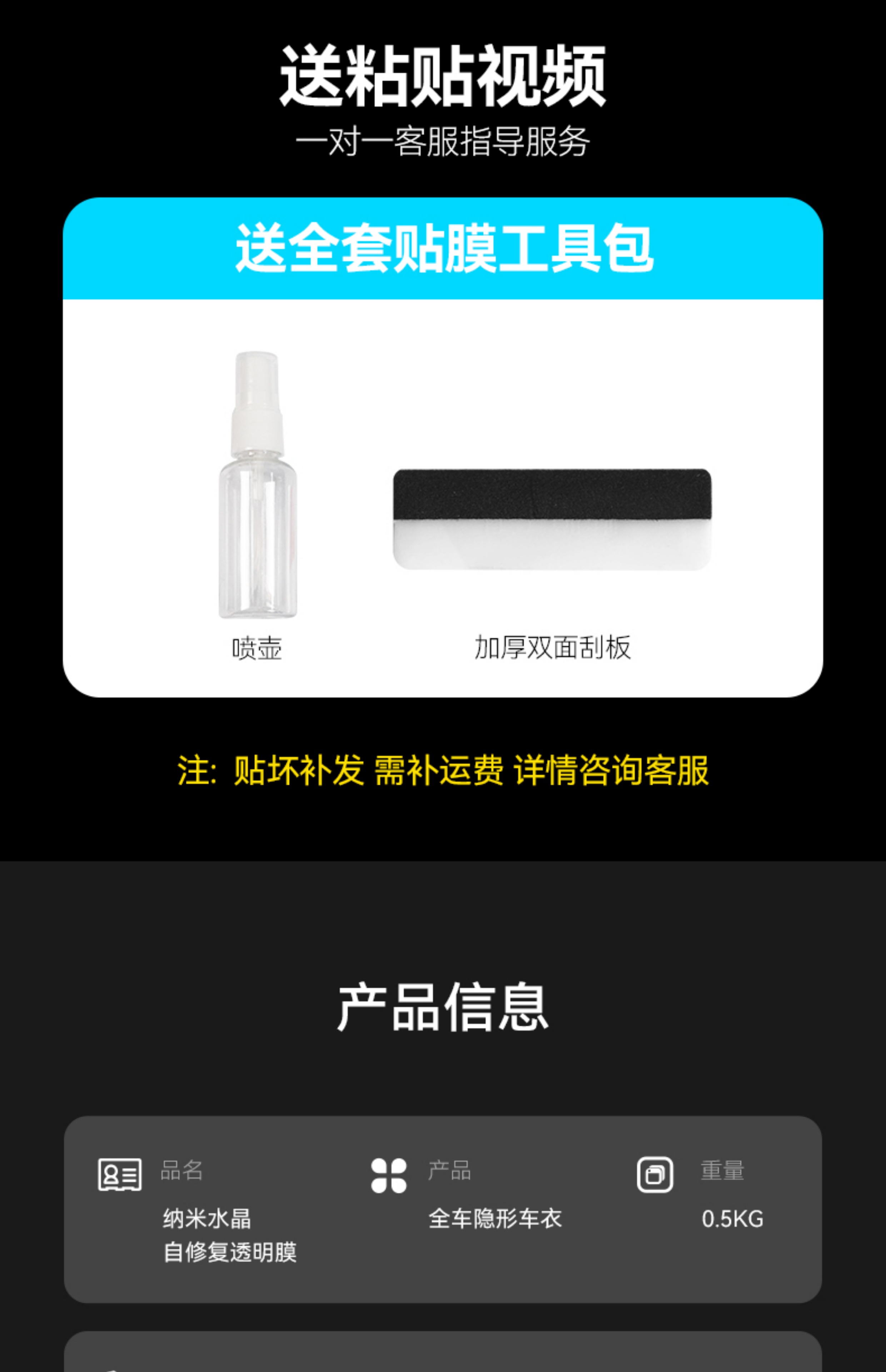 Suitable for Kawasaki Ninja NINJA650: invisible car wrap, body paint protection film, transparent scratch-resistant modification accessory