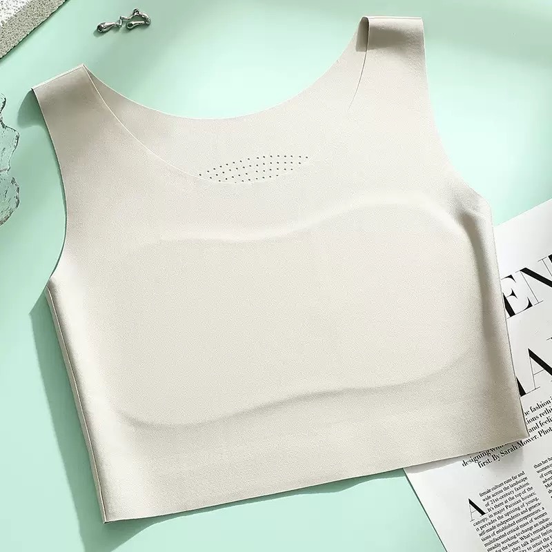 Los pechos grandes muestran ropa interior de corsé pequeño para mujer, talla grande sin costuras les súper plano, artefacto de pecho guapo t invisible chaleco anti-golpes