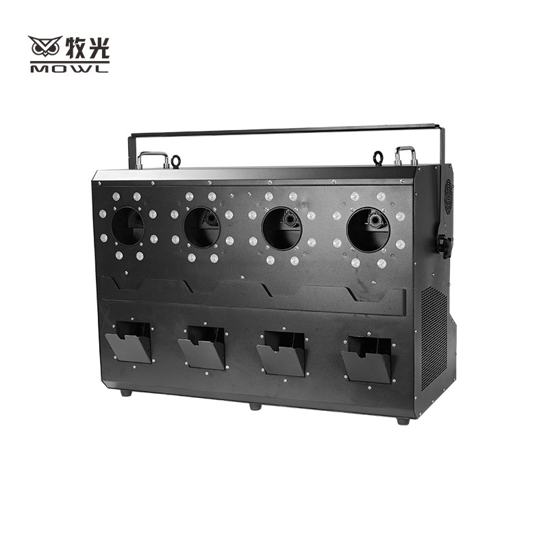 escenario LED de doble orificio 1500W máquina de burbujas de humo celebridad de boda al aire libre máquina de burbujas de humo máquina de soplado de burbujas