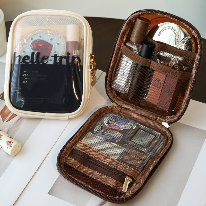 2025 Travel Makeup Bag with Mirror, Travel Skincare Storage Bag, Makeup Bag for Women, Portable Large-Capacity Storage Bag 2025 Travel Makeup Bag with Mirror, Travel Skincare Storage Bag, Makeup Bag for Women, Portable Large-Capacity Storage Bag