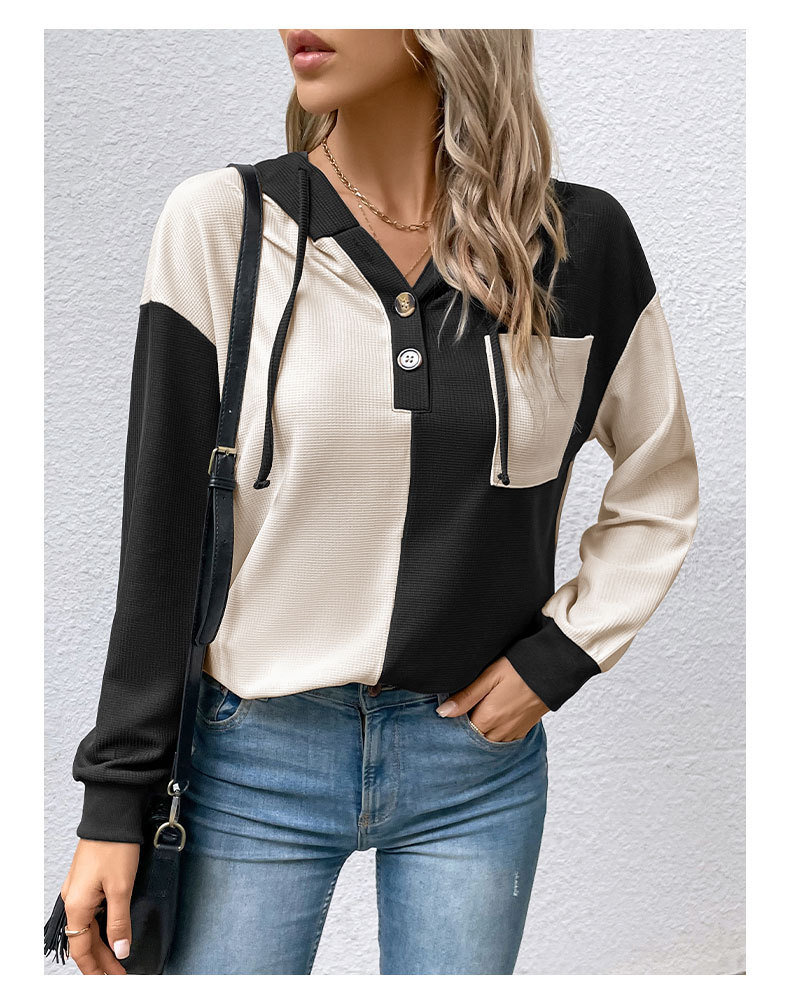 Maglione con cappuccio stile di vita