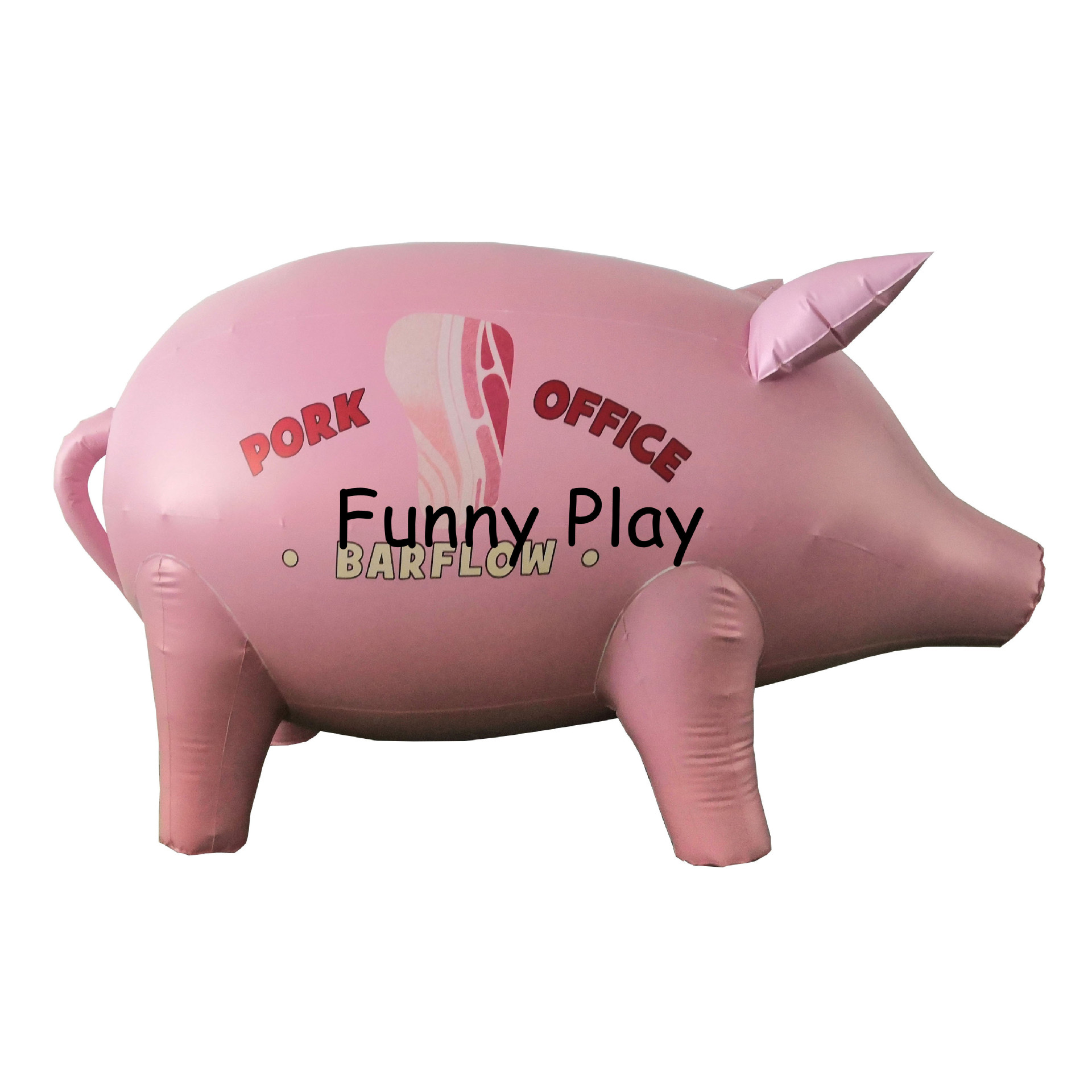 充气小猪卡通大气球闭气PVC粉小猪升空开业空飘inflatable pig
