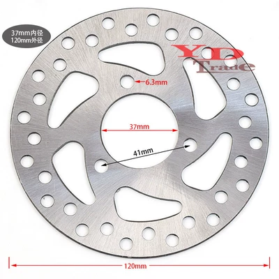 49Cc Mini Apollo 140mm Brake Disc 2-Stroke Small Off-Road Vehicle 120mm Disc Brake Pad (Other brake systems) - brake-disc-with-inner-diameter-37mm-and-outer-diameter-120mm