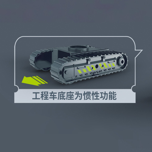 Hao Tong 601-1 Cross-border Extra Large Alloy Children's Excavator Toy Truck for Boys Simulation Excavator Construction Truck