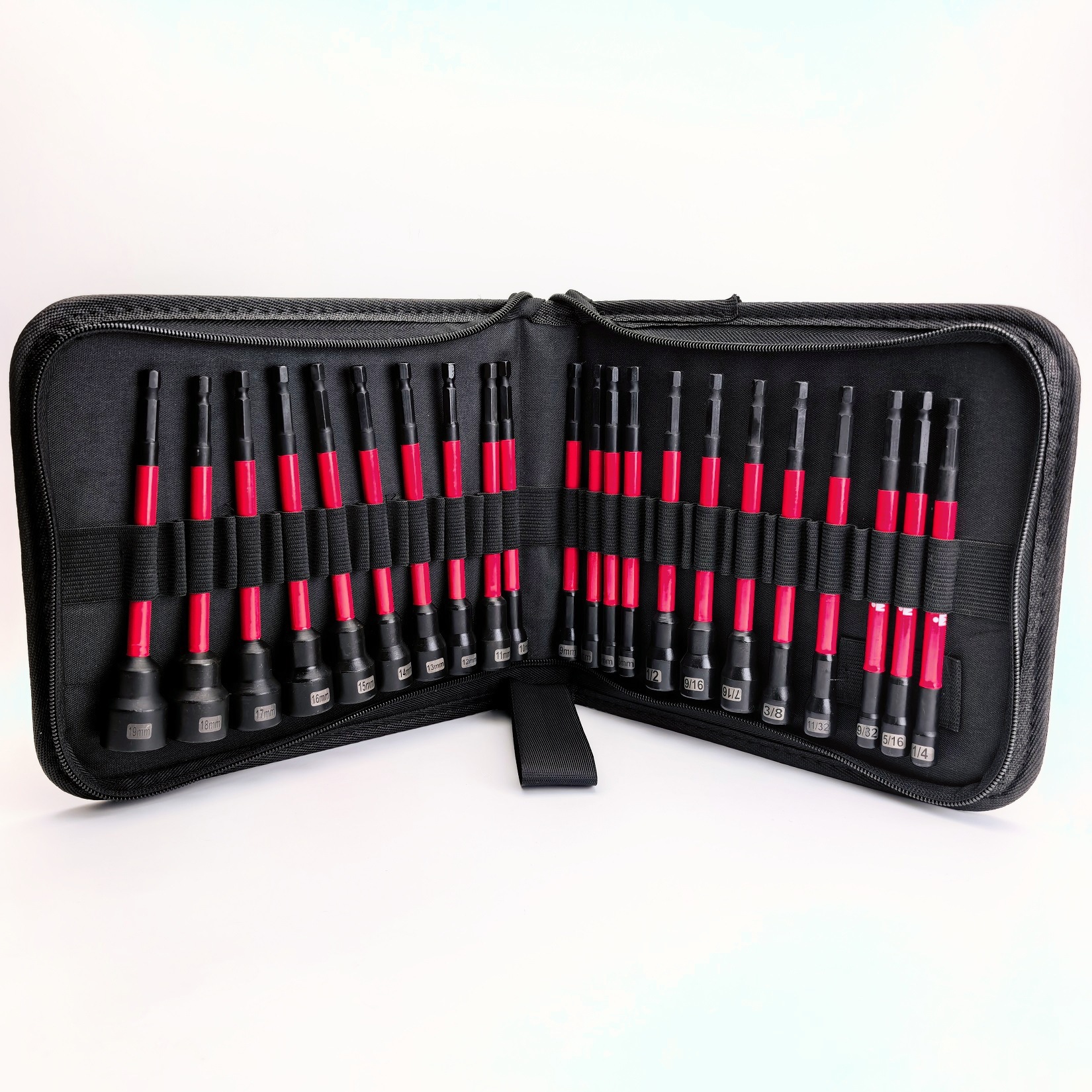 Cross-border 20PCS Strong Magnetic Extended Hexagonal Socket Bit Set for Electric Drills, Air Screwdrivers, Auto Repair, and Woodworking Tools
