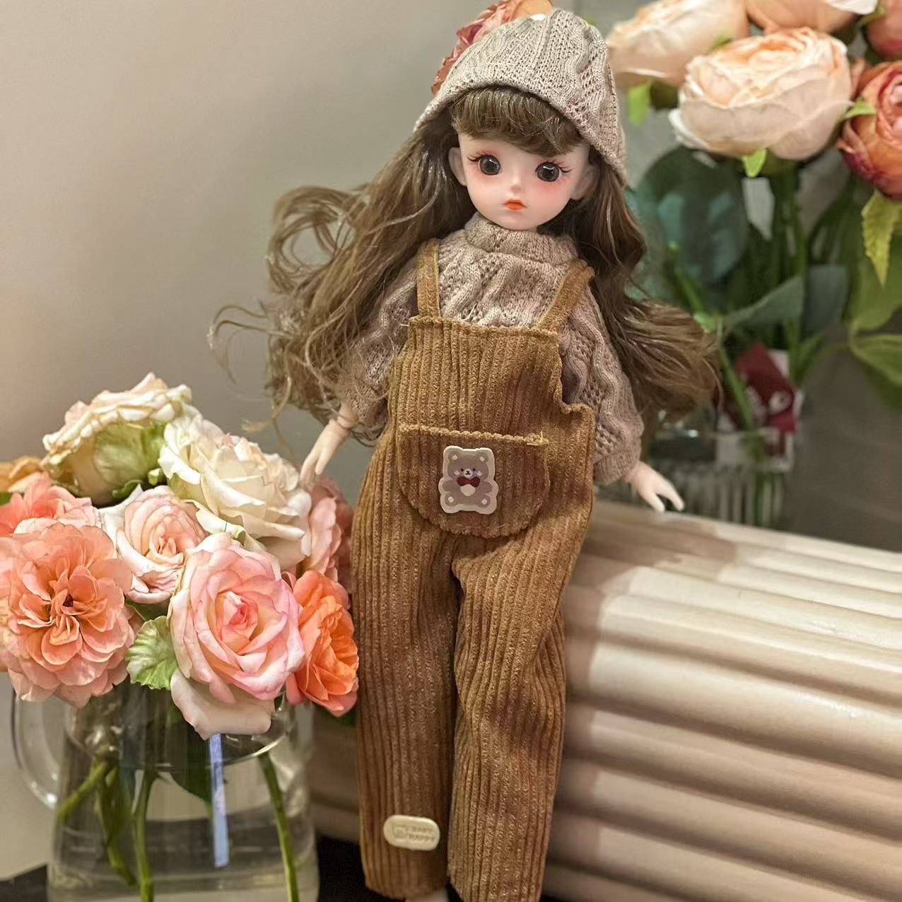 BJD muñeca 6 puntos ropa de bebé 30 cm ropa de princesa juego de juguetes para niñas juego completo de muñecas de fama en línea