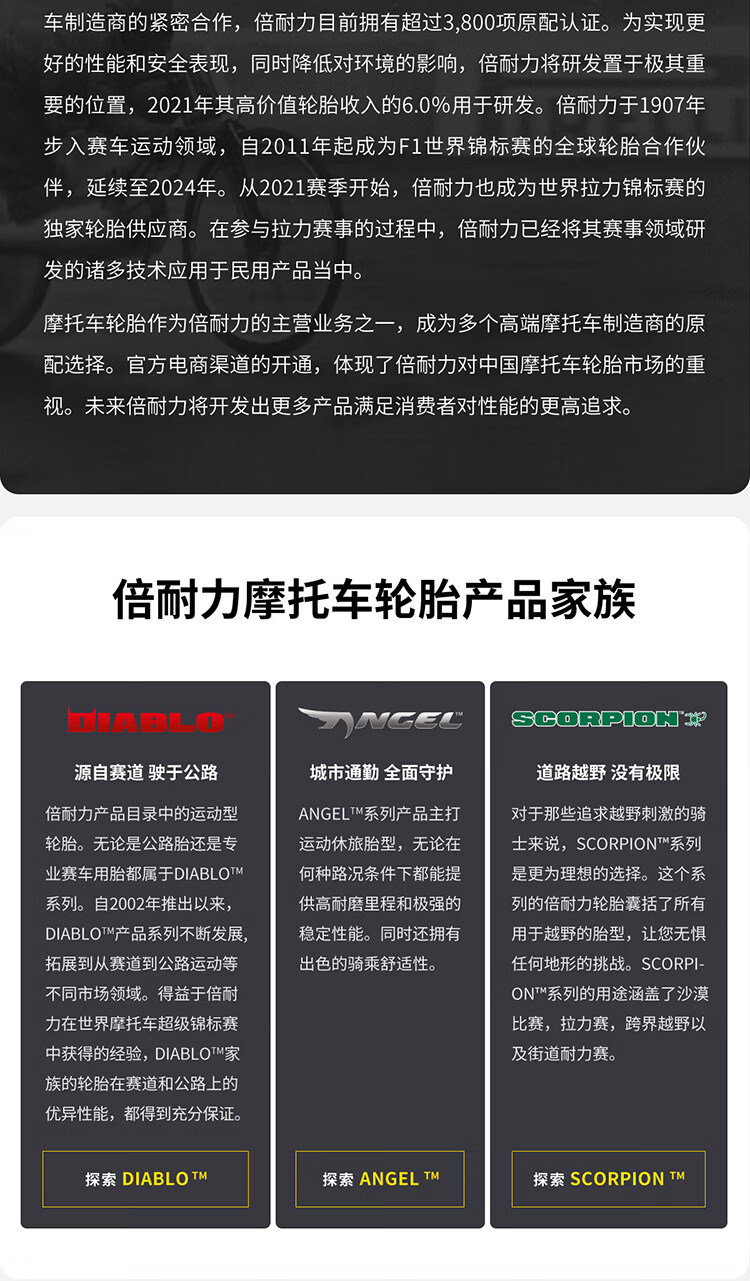 Pirelli Motorcycle Tire Demon Third Generation Semi-Hot Melt Tubeless Tire Ducati Yamaha Honda Kawasaki Tire