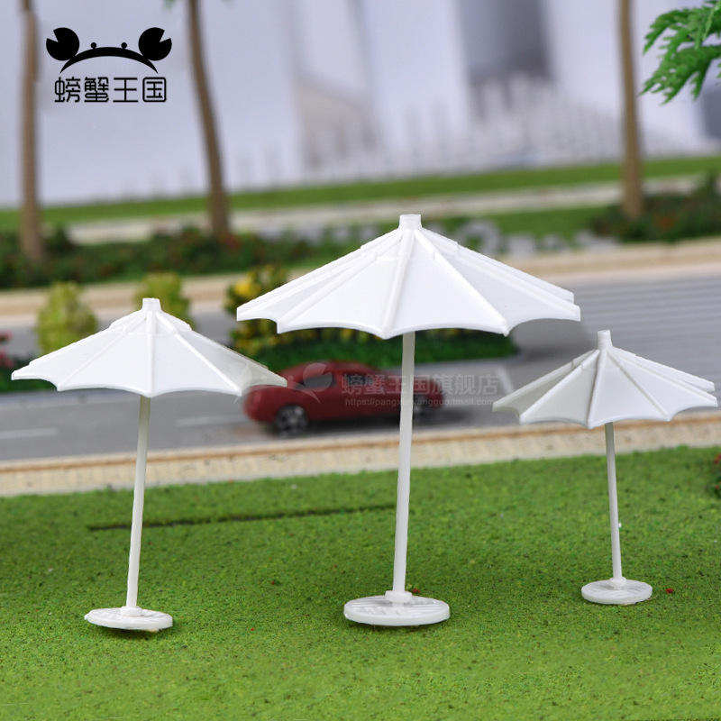 DIY material de mesa de arena modelo de escena modelo paraguas de sol paraguas de vacaciones paraguas de cafetería