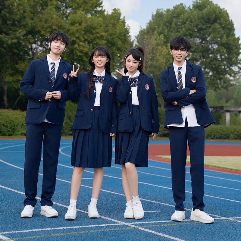 Autumn British jk College High School Uniform Chorus Class Uniform Graduation Games School Uniform Suit Student suit