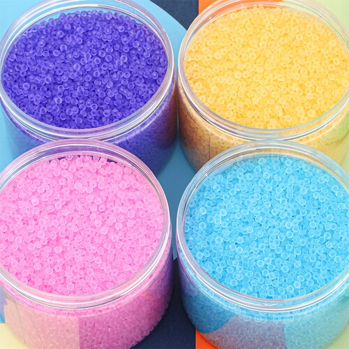 Super excellent 2/3/4mm transparent frosted rice beads diy material handmade beaded bracelet ring jewelry accessories
