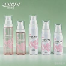 现货白色塑料乳液化妆水瓶子100ml120ml爽肤水pet按压喷雾分装瓶