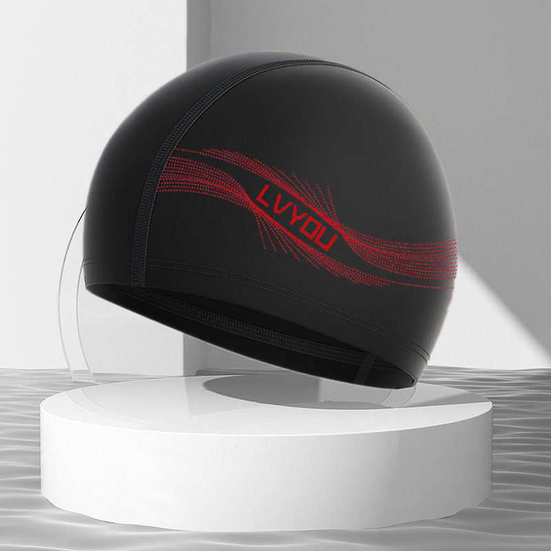 Sombrero de nadador verde, sombrero de nadador de spandex, sombrero de nadador de cabello largo, sombrero de nadador de aguas termales, sombrero de nadador para adultos, unisex, piscina, comercio exterior