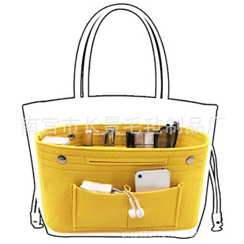 Fabricantes suministro de fieltro bolsa de cosméticos bolsa de momia bolsa de cosméticos bolsa de forro bolsa de almacenamiento de una sola pieza