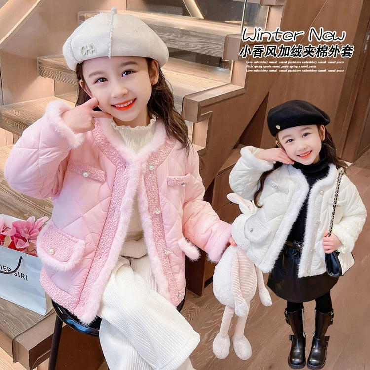 (Cross-border trading), children's velvet warm down jacket, children's clothing