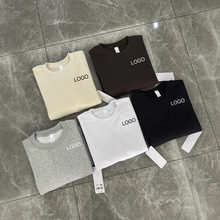 yoga原正确银标官网同款卫衣圆领运动女瑜伽健身运动上衣休闲套装