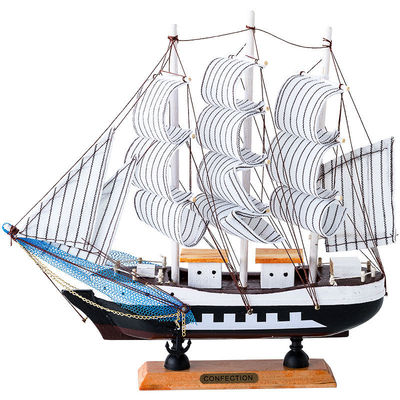 装饰木船帆船模型摆件一帆风顺小毕业送同学生日礼物送男生有意义|ms