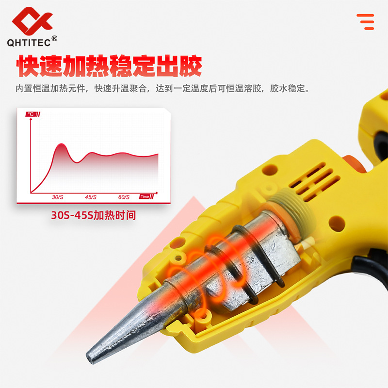 Mini Pistola de Silicona Termofusible 20W Multifuncional para Manualidades Escolares y del Hogar