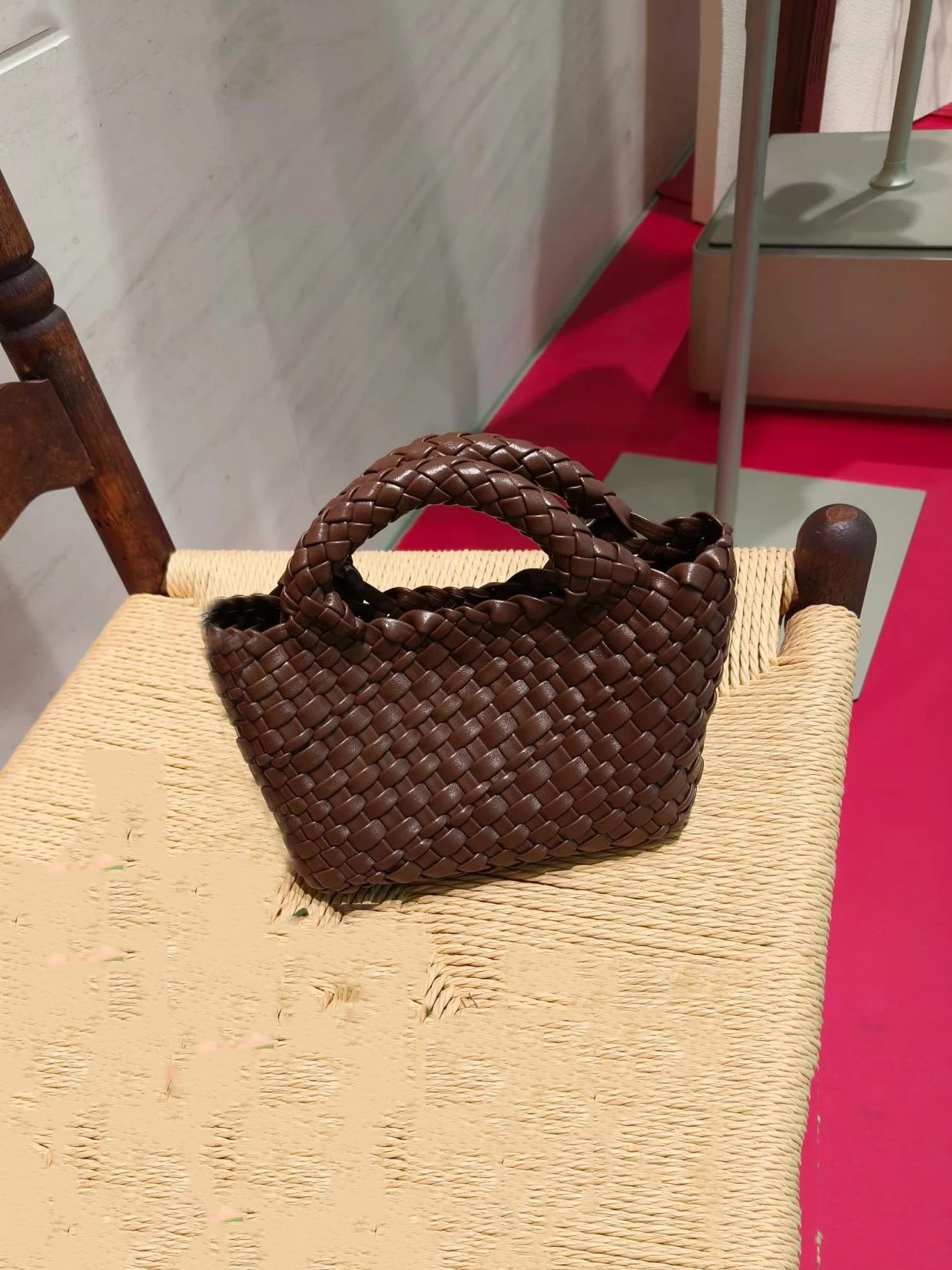 브라운 + 우븐 이너백 + 롱체인 기성품, 소장품 증정