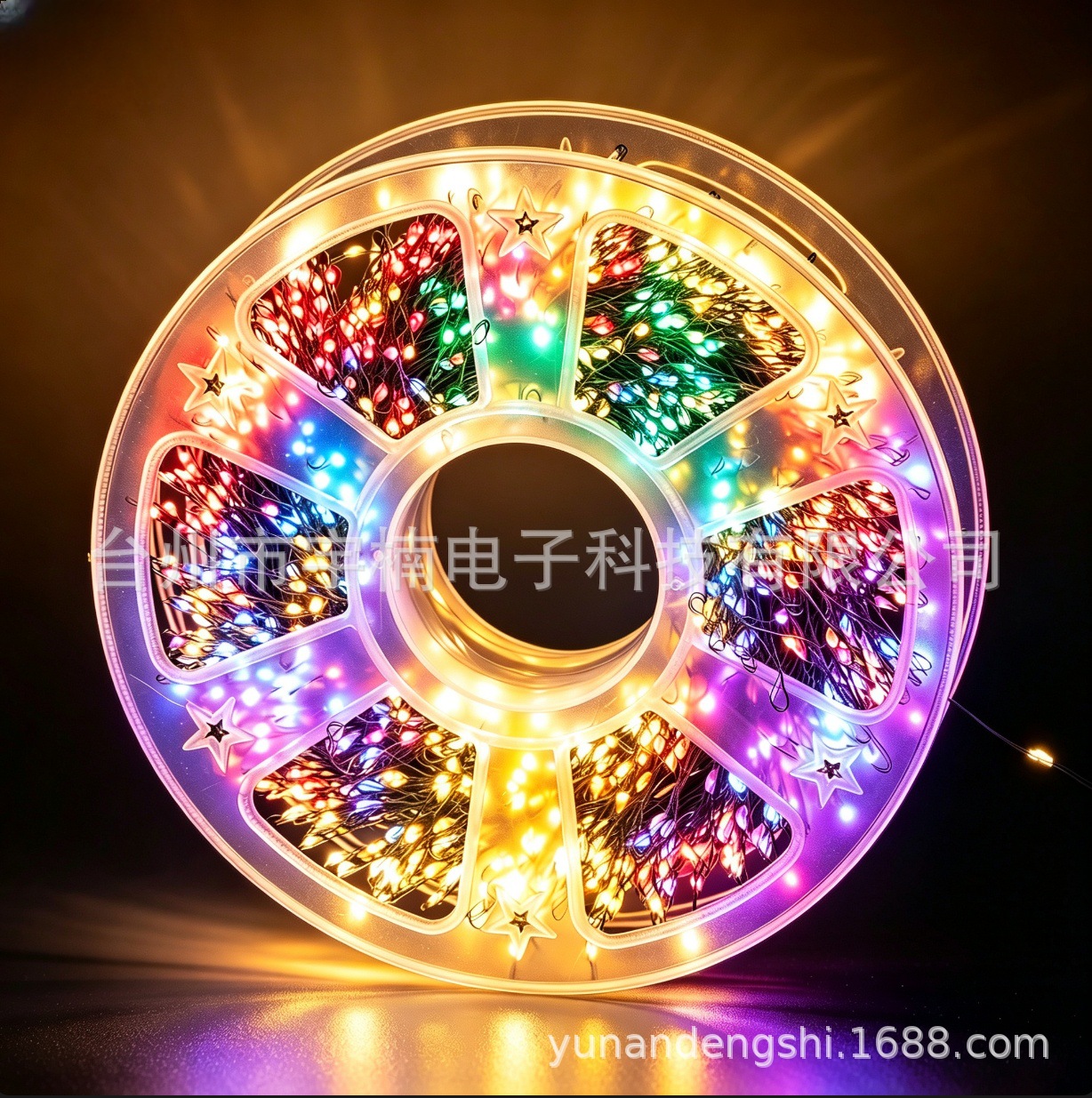 铜线灯圣诞树灯鞭炮灯圣诞彩灯LED灯串庭院装饰露营户外氛围灯带