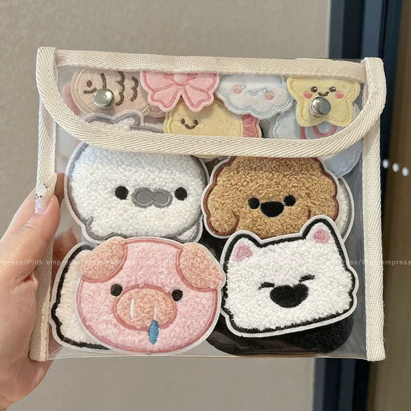 Cute face wash and makeup magic hair clips for women, forehead, side hair, back of head, and bangs, seamless hair accessories