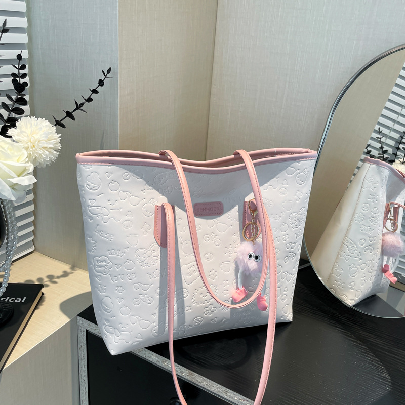 Bolso de mano de viaje al trabajo 2024 otoño nuevo bolso de hombro de estilo bolso de brazo de moda bolso de mano coreano