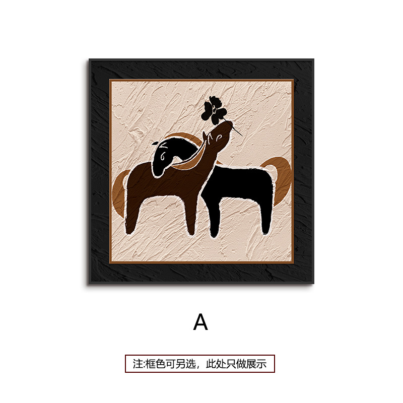 Estilo medio, pintura decorativa francesa, sala de estar, sofá, pared de fondo, arte de nicho, estilo retro, pintura combinada de jardín de Jaipur