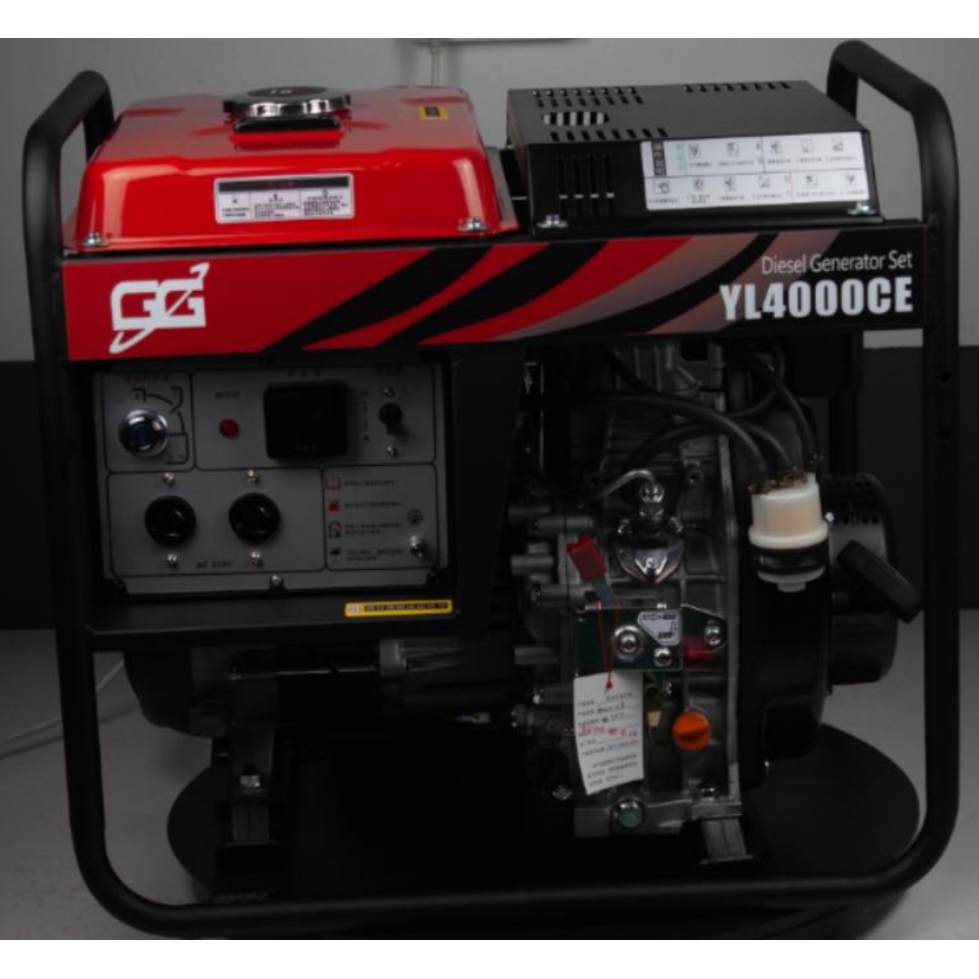 亘高柴油发电机3KW/5/6/8/10千瓦单相220V三380V低噪音家用