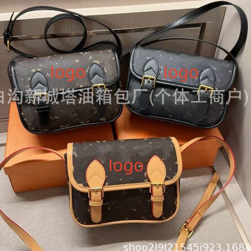 2026 New Cross-Border Vintage Mini Handbag, Single Shoulder Crossbody Bag, Fashionable Women's Bag, Versatile Small Square Bag, Messenger Bag