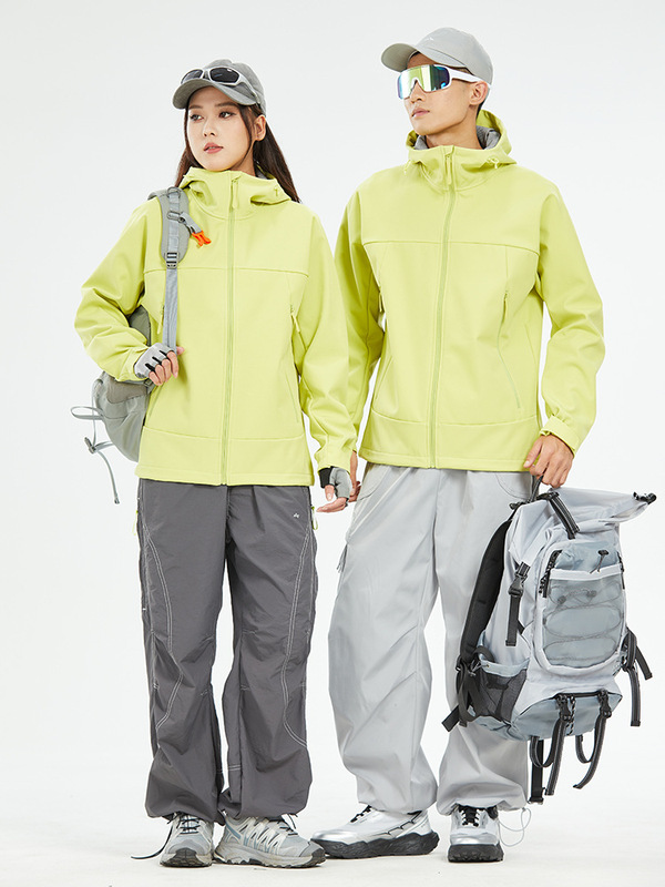 凯乐十同款软壳冲锋衣女加绒加厚外套男户外徒步保暖防水登山服|undefined