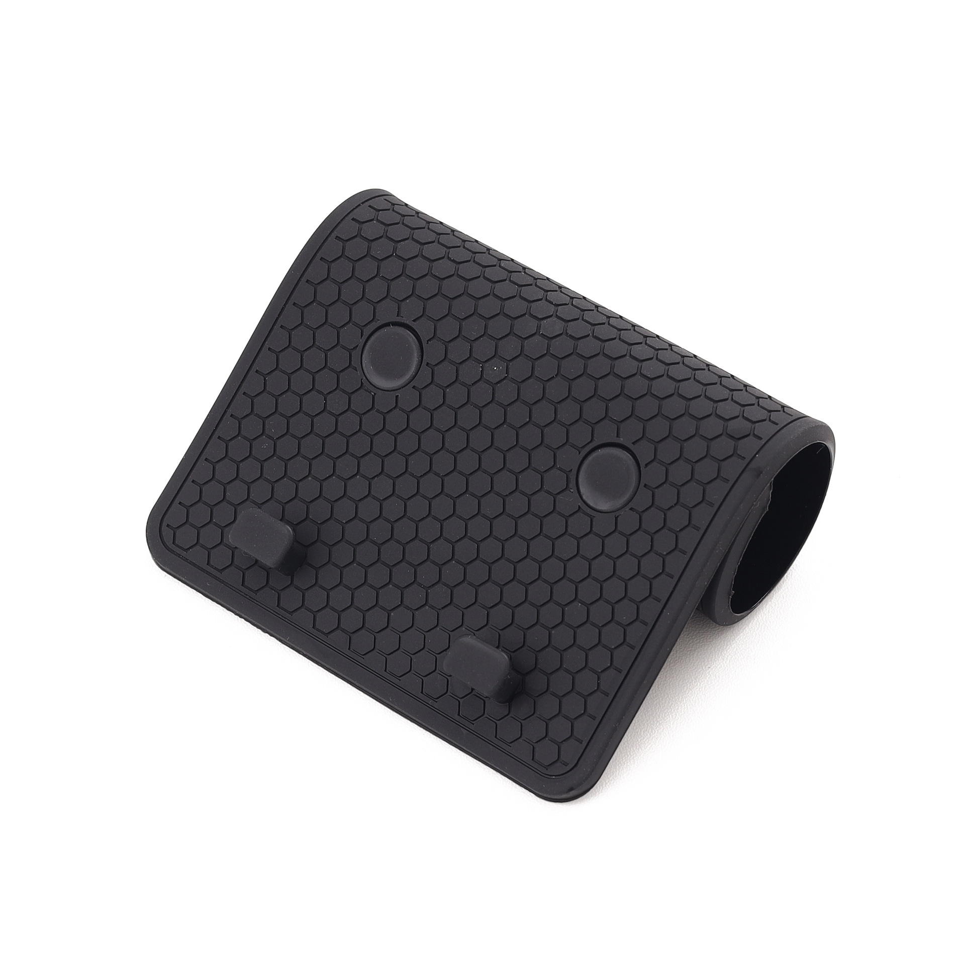 Cross-Border New Product Pvc Flexible Anti-Slip Mat Phone Holder Honeycomb Texture Car Dashboard Multifunctional Mat