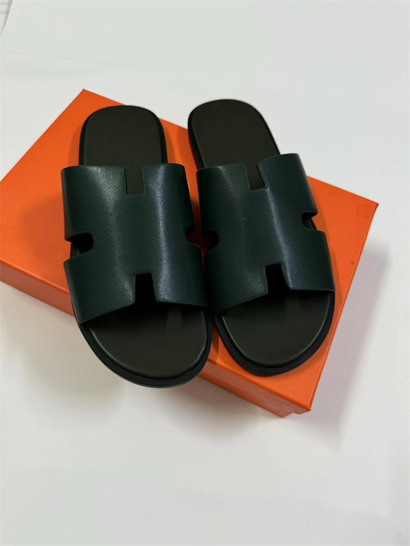 Medio Oriente e-commerce transfronterizo h zapatillas hombre sudeste asiático zapatos de cuero plano comercio exterior europeo y americano zapatos de playa de una sola zapatilla