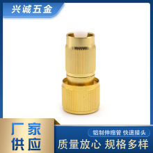 园林工具铝制伸缩管快速接头快速全金属伸缩管洗车水枪接头