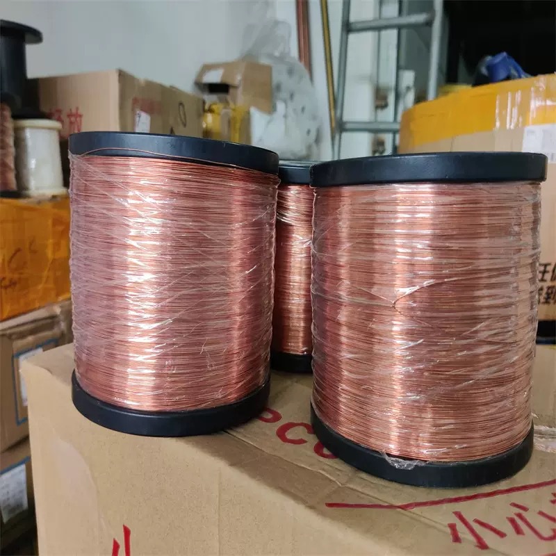 Cable de cobre T2, cable de cobre rojo, cable de cobre conductor, cable de cobre desnudo, cable de cobre decorativo, 0.1-6mm, venta al por mayor