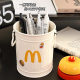 Mcdonald's Cute Creative Pen Holder Retro High-Looking Personalized Ornaments Student Desktop Office Stationery Storage Box