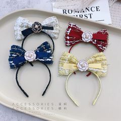 Xiaoxiangfeng ウール布人形アクセサリーミニヘアフープジュエリー BJD 人形頭飾りラブブリボン