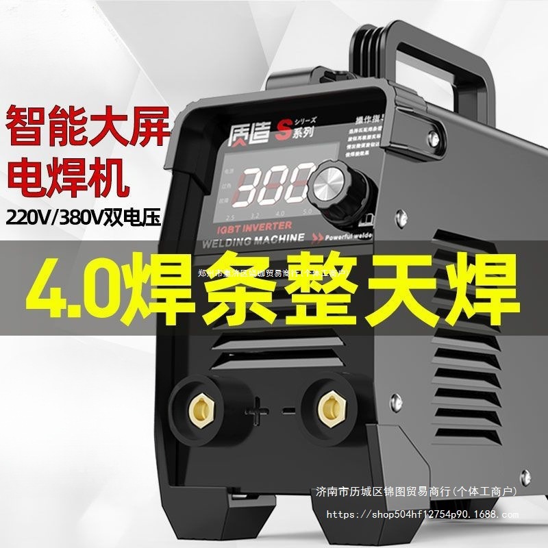 日本质造电焊机220v家用315两用380v便携小型全铜直流双电压焊机