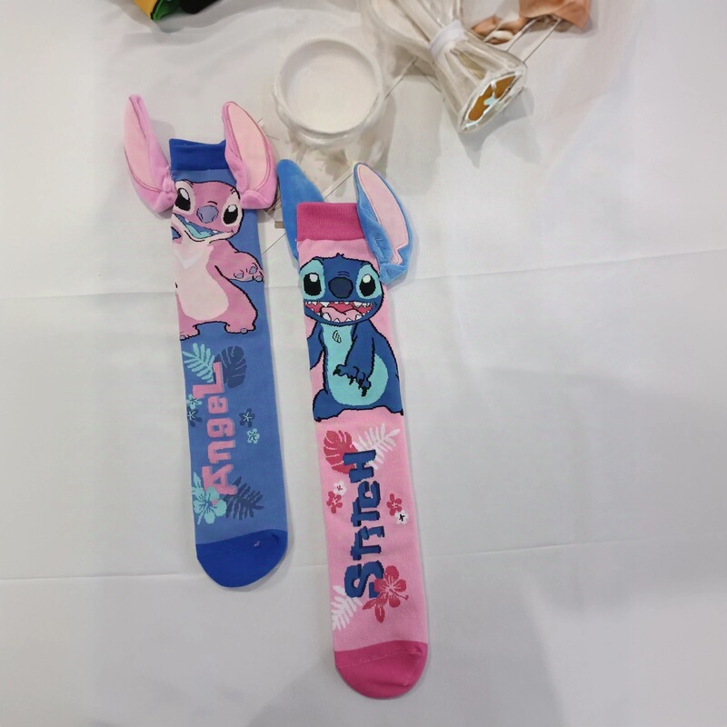 Cross-border hot-selling Stitch cartoon socks trend Amazon net red socks fashion socks wholesale