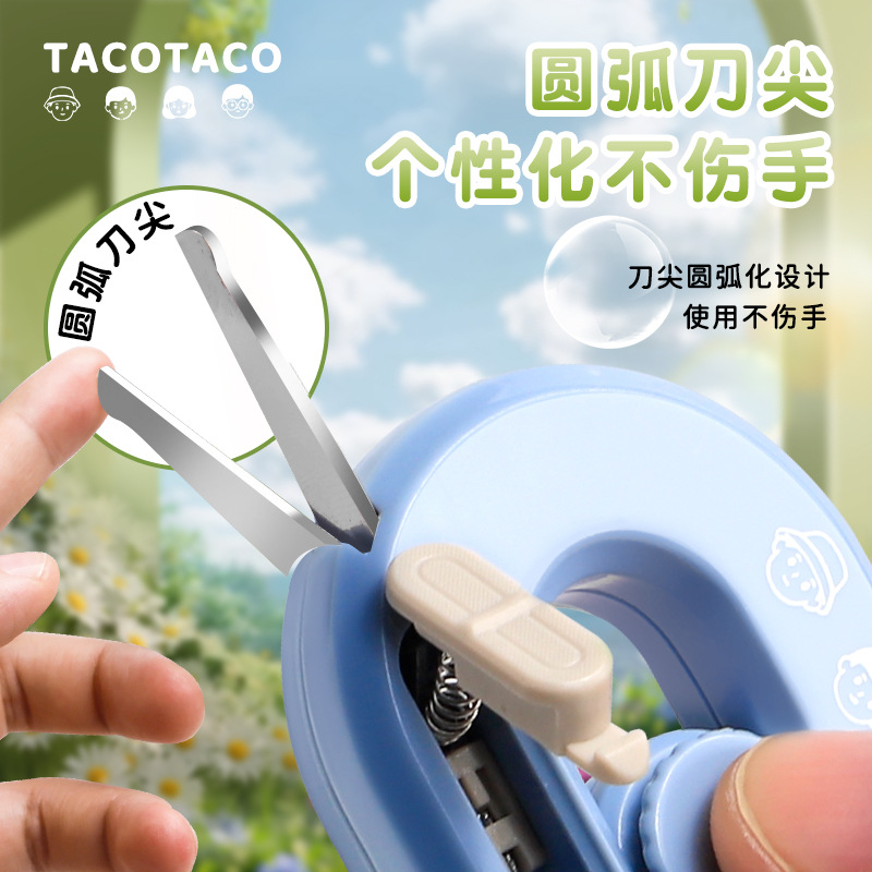 TACOTACO cuchillo de arte rotativo descompresión mini cuchillo pequeño cuchillo portátil pequeño cuchillo de papel pintado cuchillo de corte de papel rápido