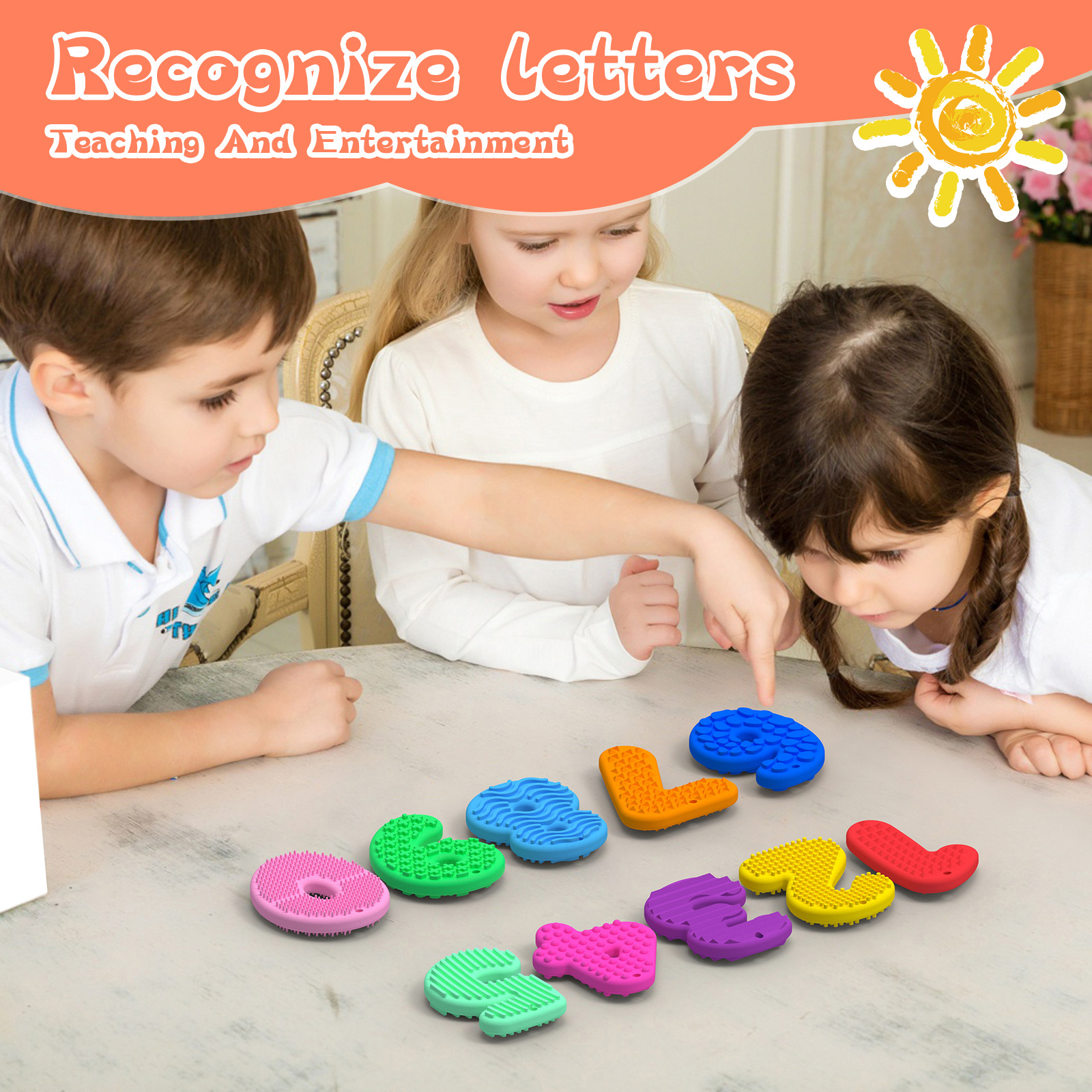 Juguetes Fidget transfronterizos sensoriales para niños descomprimir piedra de textura suave de punta de dedo pellizco pellizco llavero de dibujos animados