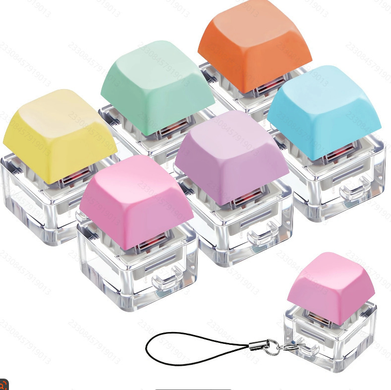 Cross-Border Stress Relief Gadget Keychain Novelty Finger Boredom Decompression Vent Keychain Small Pendant