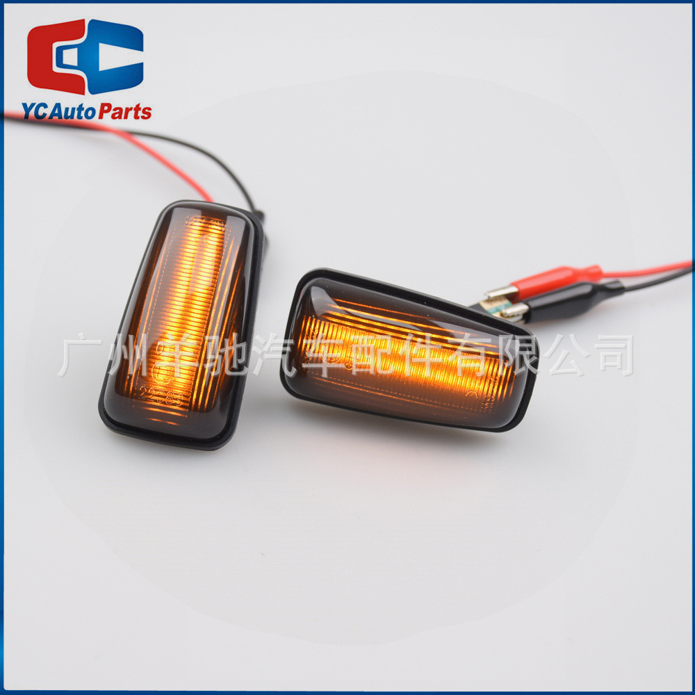 Para Peugeot 106 306 406 806 Citroën Fiat LED dinámico lámpara de hoja de flujo de agua