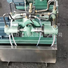 4DSY-10电动试压泵 60MPA大流量测试压力泵 高压水管打压机