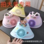 空顶防晒太阳能女童帽子