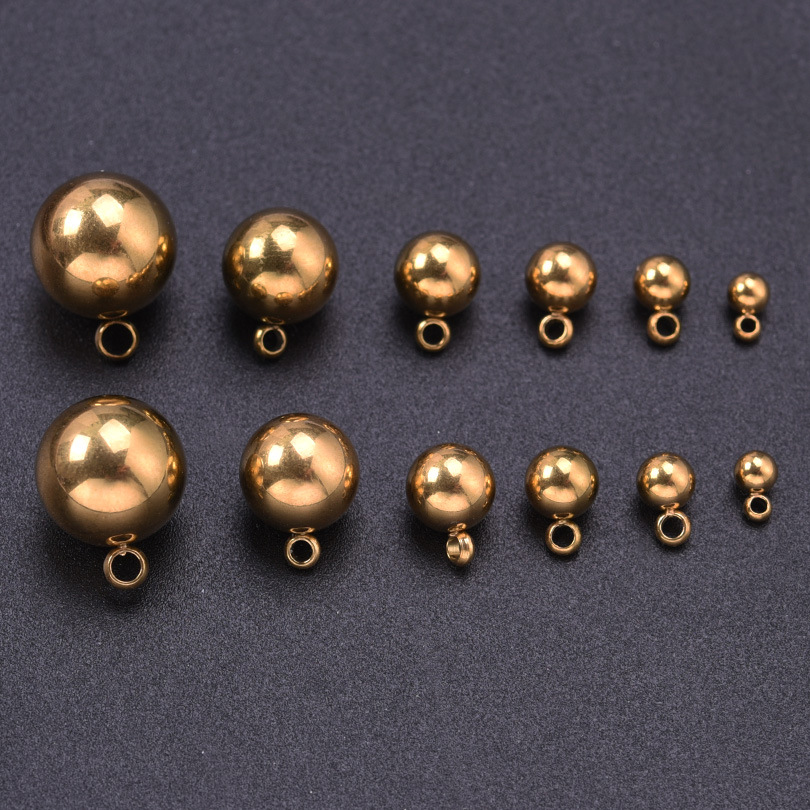 2g Weight Pendant Jewelry Making Type Diameter 10mm, Diameter 6 mm, Diameter 8mm Jewelry Making Size 18K Gold Plated Plating Material DIY Jewelry Accessories Classification 1 Piece Quantity 304 Stainless Steel Material Round Pattern Simple Style Style 1 Piece Diameter 10mm Diameter 6 Mm Diameter 8mm 304 Stainless Steel 18K Gold Plated Round Pendant 15