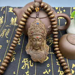 越南沉香直播貨源毛衣鏈觀音吊墜算盤珠沉香車掛掛牌文玩批發