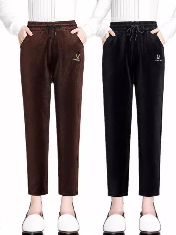 autumn corduroy trousers for leisure