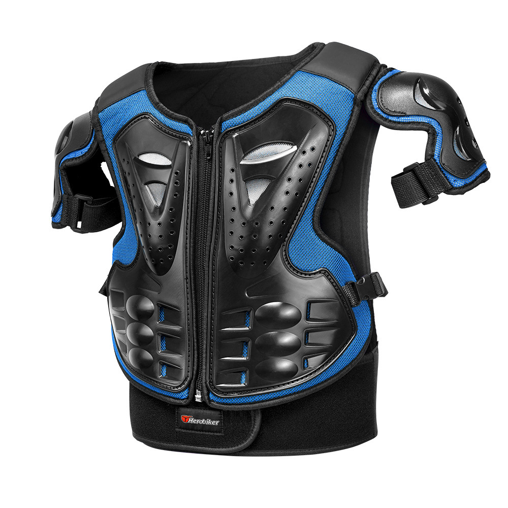 chaqueta de armadura para niños rueda de protección de bicicleta esquí rodilla de protección de codo deportivo al aire libre bicicleta de montaña protector